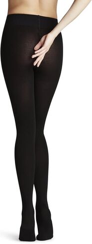 FALKE Women's Family Sustainable Cotton Tights, Black (Black 3009) - Sustainable, XL in Saudi Arabia