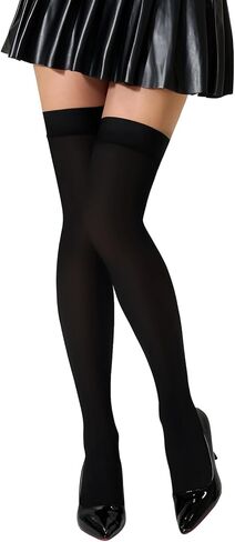 MANZI Opaque Thigh Highs Anti-Slip Over the Knee Thigh High Stockings for Women in Saudi Arabia