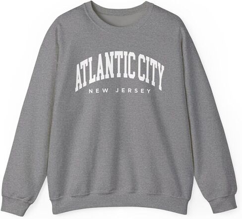 Atlantic City New Jersey Adult Unisex Crewneck Sweatshirt in Saudi Arabia