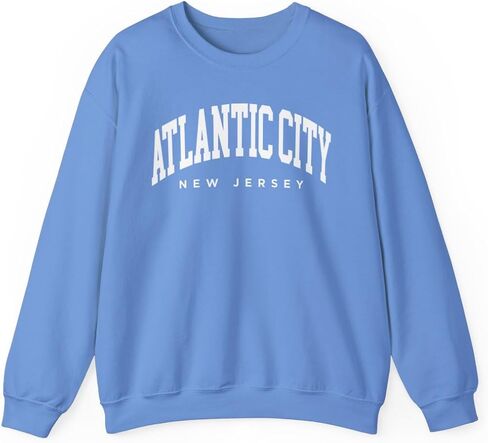 Atlantic City New Jersey Adult Unisex Crewneck Sweatshirt in Saudi Arabia