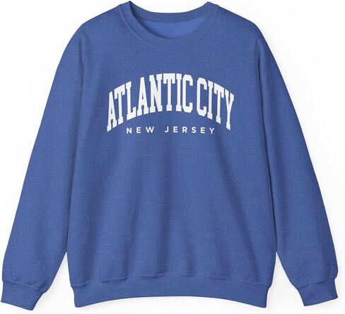 Atlantic City New Jersey Adult Unisex Crewneck Sweatshirt in Saudi Arabia