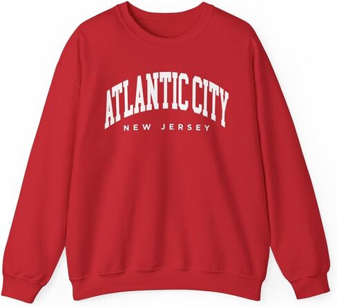 Atlantic City New Jersey Adult Unisex Crewneck Sweatshirt in Saudi Arabia