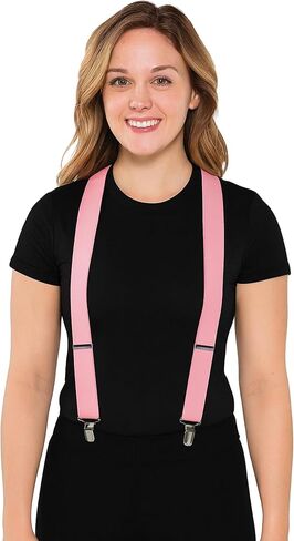 حمالات Beistle Pink - حمالات أزياء قابلة للتعديل، دعامات كلاسيكية على شكل حرف Y، إكسسوار روحي مبتكر لأزياء الهالوين، والعروض المسرحية، ودعائم كشك الصور وملابس الحفلات ذات الطابع الخاص in Saudi Arabia