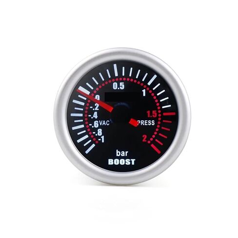 2" 52mm Universal 12V LED Smoke Len -1~0~2BAR Boost Gauge Meter/Boost Meter TT101310 in Kuwait