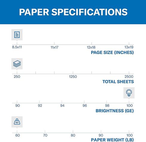 Color Copy Cover Paper,60 lb.,8-1/2 ,100 GE, 250/PK, WE, Sold as 1 Package, 250 Sheet per Package in Saudi Arabia