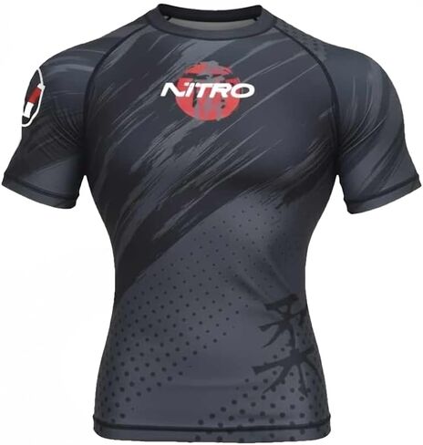 Brazilian Jiu Jitsu Rash Guard - MMA Rashguard Grappling BJJ Compression Shirt in Saudi Arabia