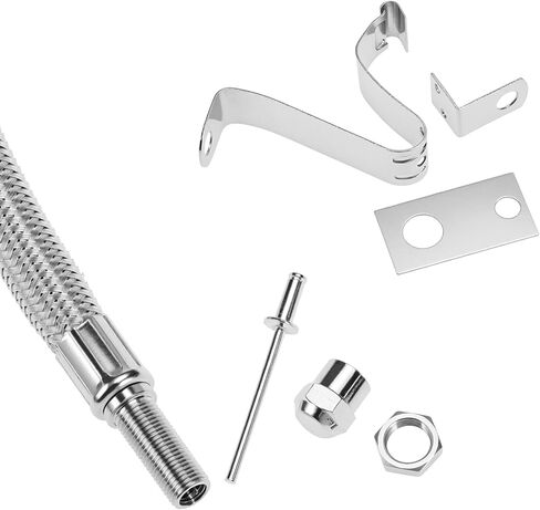 QWORK Dually Valve Stem Extenders Kit for 16-19.5" Dual Wheels Valve ,Tires Air Inflation for Motorhomes,Trailers, Trucks in Saudi Arabia