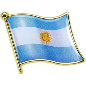 دبوس علم مبتكر لحقيبة الظهر والوشاح - مصنوع من معدن من فئة المجوهرات - سلسلة دبابيس Spartan وGreen Egg Explorer - أمريكا الجنوبية in Kuwait