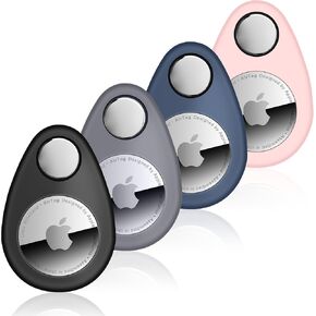 حامل Lulaven Airtag للأطفال، عبوة من قطعتين مخفية لتتبع نظام تحديد المواقع العالمي (GPS)، حافظة من السيليكون مضادة للإزالة مع دبابيس، مناسبة للأطفال وكبار السن والحيوانات الأليفة وحقيبة الظهر والأمتعة (أزرق داكن، أبيض) in Kuwait