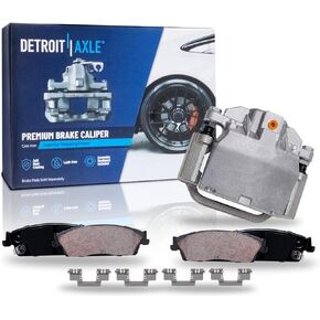 ديترويت المحور - مجموعة الفرامل الخلفية لسيارة تشيفي جي إم سي سيلفرادو سييرا سوبربان 1500 يوكون تاهو أفالانش كاديلاك إسكاليد قرص الفرامل الفرجار مع استبدال منصات الفرامل السيراميك in Kuwait