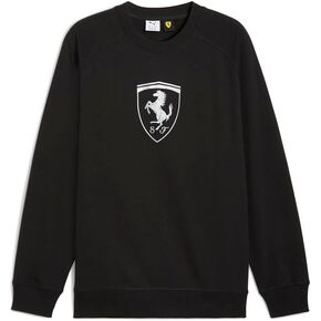 PUMA Mens Scuderia Ferrari Sportswear Shield Crew Neck Sweatshirt Casual - Black - Size M in Kuwait