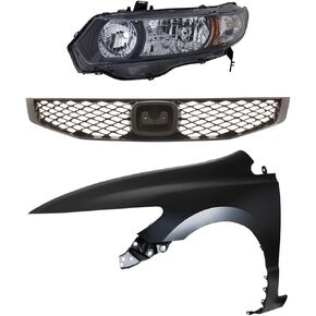 Replacement Headlight Kit Driver Side fits Honda Civic 2011 Coupe 1.8L in Saudi Arabia