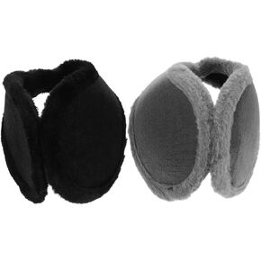 2 Pcs Winter Ear Muffs for Men Soft Spandex Head Design Warm Ear Covers for Cold Weather Outdoor Activities Cozy Thick Plush in Saudi Arabia