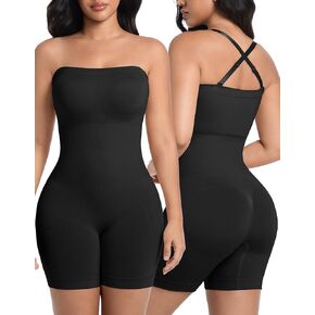 SIMIYA Shapewear Bodysuits Built in Bra, Tummy Control Strapless/strap Top for Women, Full Body Shaper Seamless Waist Trainer in Saudi Arabia