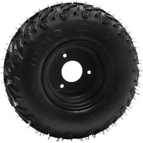 14x5.00-6 ATV Tire Wheel Assembly, Tubeless Tire on 6 Inch 3 Lug Rim, 14x5-6 Pre-Mounted Wheel for ATV Go Kart Quad Snowmobile Drift Trike Golf Cart Buggy (Set of 1) in Kuwait