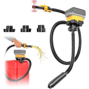 Ecarke Auto Shut-Off 3.2GPM Cordless Fuel Transfer Pump, Compatible with DeWalt 20V Milwaukee 18V Battery, Leak-Proof Electric Pump for Gasoline Diesel to Car Truck Boat (Without Battery) in Kuwait