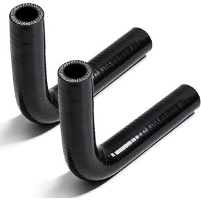 2PCS ID 5/8" 16mm 90 Degree Elbow Coupler Hose (4" Leg Length) for Reinforced Turbo, Intercooler, Intake Piping, Industrial, Silicone 4Ply, High Temp in Kuwait