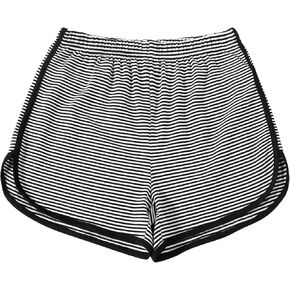 Girls Striped Shorts Casual Elastic Waist Workout Athletic Shorts for Kids Summer in Saudi Arabia