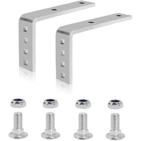 4 PCS Flush Fender Bracket,Heavy Duty Trailer Fenders Brackets Kit for Flush Trailer & Boat Trailers,Galvanized Metal Brackets for 8" & 12" Fenders-RV Protection,Towing,Marine. in Saudi Arabia