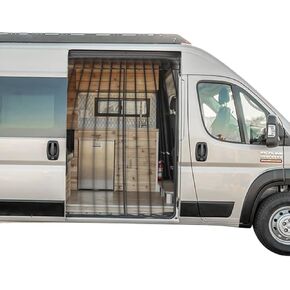 شاشة حشرات الباب المنزلقة المغناطيسية المتوافقة مع Ford Transit وMercedes Sprinter وRAM ProMaster - شبكة ناموسية شديدة التحمل لحماية الحشرات وسهولة الدخول in Kuwait