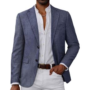 PJ PAUL JONES Men's Blazer Casual Sport Coat Two-Button Suit Jackets Lightweight Sport Coats Blazer in Kuwait