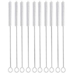 فرشاة ماصة طويلة، منظف انابيب النايلون 10 انش × 2/5 انش، مجموعة من 10 قطع (ازرق) in Kuwait