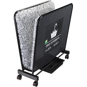 مجفف مظلة صديق للبيئة من الألياف الدقيقة، مزيل مياه الأمطار مع حصيرة من الألياف الدقيقة قابلة للغسل، مجفف محمول للمداخل، حديد مجلفن كهربائيًا in Kuwait