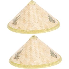 Luxshiny 2pcs Woven Sun Block Hats -rain Outdoor Hats for Boys and Girls Lightweight and for Fishing Gardening and Travel in Kuwait