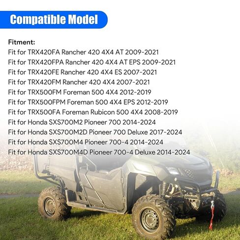 محرك مروحة تبريد المبرد مناسب لهوندا TRX420FE TRX420FM Rancher 420 4X4 2007-2021 لـ TRX420FA TRX420FPA Rancher 420 2009-2021 لـ TRX500FA Foreman Rubicon 500 4X4 2008-2019 استبدال # 19030-HL3-A01 in Saudi Arabia
