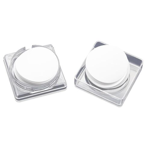 مرشح قرصي بغشاء AMTAST PTFE، كاره للماء، قطر 47 مم، حجم المسام 0.22 ميكرومتر (عبوة من 50) in Kuwait