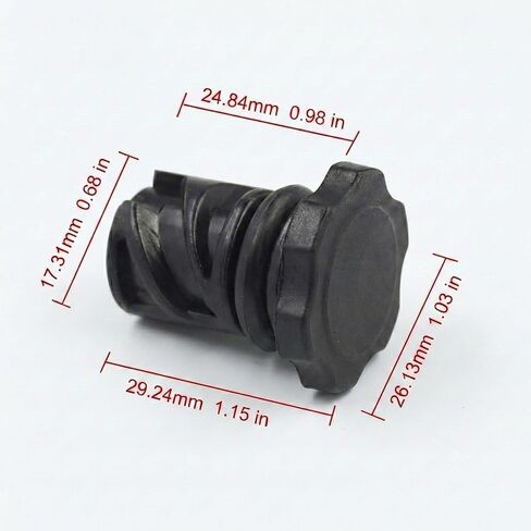 4591959AA Transmission Filler Cap, Transmission Oil Dipstick Tube Fill Plug Compatible with Dodge Chrysler Jeep Ram 200 300 Aspen Charger Avenger Grand Caravan Grand Cherokee 04591959AA in Saudi Arabia