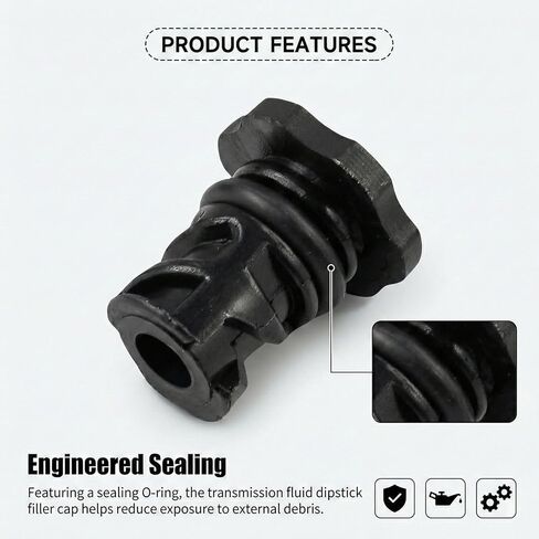 4591959AA Transmission Filler Cap, Transmission Oil Dipstick Tube Fill Plug Compatible with Dodge Chrysler Jeep Ram 200 300 Aspen Charger Avenger Grand Caravan Grand Cherokee 04591959AA in Saudi Arabia