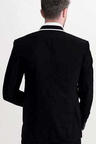 Men's Casual Two Button Suit Blazer Jacket Sport Coat in Saudi Arabia