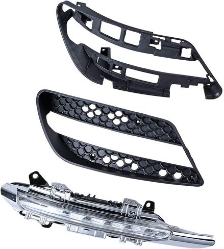 اليسار واليمين LED الضباب ضوء الجمعية DRL النهار تشغيل ضوء لمرسيدس بنز W204 C الفئة C300 2008-2011 in Kuwait