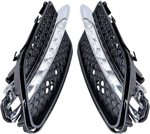اليسار واليمين LED الضباب ضوء الجمعية DRL النهار تشغيل ضوء لمرسيدس بنز W204 C الفئة C300 2008-2011 in Kuwait