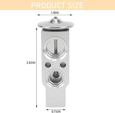 HZEL Car A/C Expansion Valve, 2PCS Aluminum Steam Engine Air Conditioner Cooling Valve Replacement, Automotive Air Conditioning Repair Accessories, Compatible with Matrix Venza Mirai in Saudi Arabia