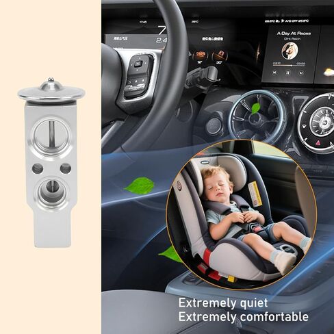 HZEL Car A/C Expansion Valve, 2PCS Aluminum Steam Engine Air Conditioner Cooling Valve Replacement, Automotive Air Conditioning Repair Accessories, Compatible with Matrix Venza Mirai in Saudi Arabia