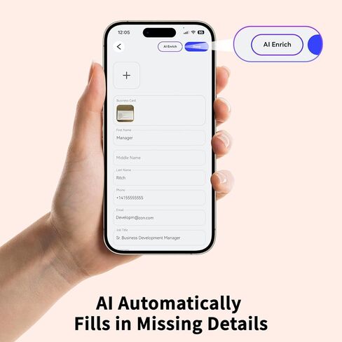 بطاقة عمل رقمية ذكية بتقنية الذكاء الاصطناعي، إثراء جهات الاتصال الآلي | نسخ الملاحظات الصوتية | البريد الإلكتروني لمتابعة مسودات الذكاء الاصطناعي | المسح والرقمنة | NFC انقر لمشاركة جهة الاتصال in Saudi Arabia
