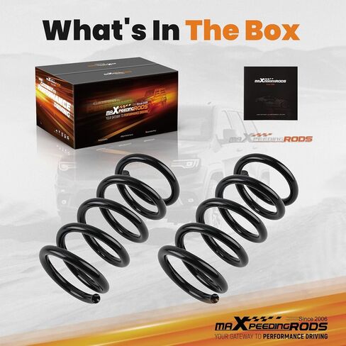 زنبرك أمامي 2 بوصة من maxpeedingrods لسيارة Chevy S10/GMC S15 Jimmy 2WD 1982-2005، مجموعة ملفات السقوط in Kuwait