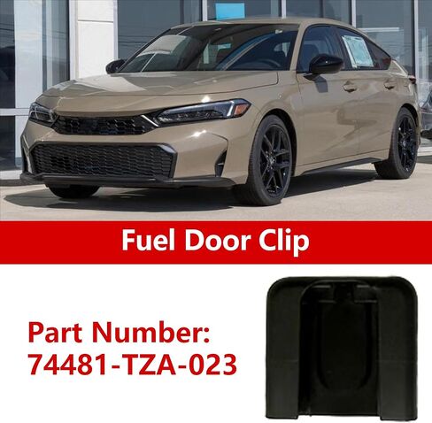 Clip Fuel Lid for Honda Accord 2023-2025 Gas Tank Door Component for Honda Civic 2022-2026 Replacement 74481-TZA-023 1Pcs Black in Saudi Arabia