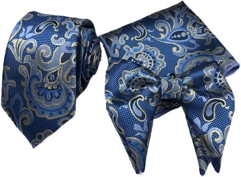 Men Cravats Banquet Ball Suit Men's Tie Square Scarf Bow Tie Formal Three-piece Workwear Business in Saudi Arabia