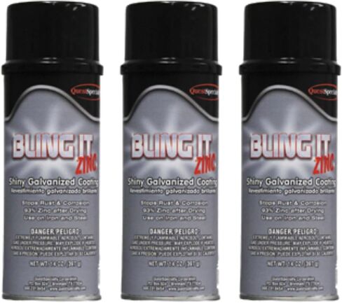 Quest 5710 BLING IT ZINC Shiny Galvanized Coating (3 Pack) in Saudi Arabia