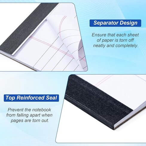 3 Pack Legal Pads 8.5 x 11, Notepads 8.5 x 11 Inch, 30 Sheets/Pack,White Note Pads Clear Print Writing Pads,Wide Ruled Legal Notepads,Lined Paper Pads,Sturdy Back for School,Home,Office,Business in Saudi Arabia