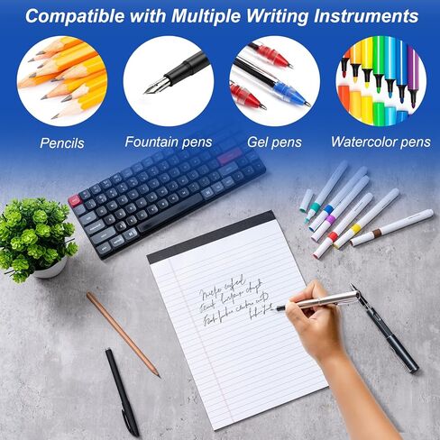 3 Pack Legal Pads 8.5 x 11, Notepads 8.5 x 11 Inch, 30 Sheets/Pack,White Note Pads Clear Print Writing Pads,Wide Ruled Legal Notepads,Lined Paper Pads,Sturdy Back for School,Home,Office,Business in Saudi Arabia