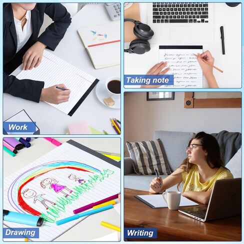 3 Pack Legal Pads 8.5 x 11, Notepads 8.5 x 11 Inch, 30 Sheets/Pack,White Note Pads Clear Print Writing Pads,Wide Ruled Legal Notepads,Lined Paper Pads,Sturdy Back for School,Home,Office,Business in Saudi Arabia