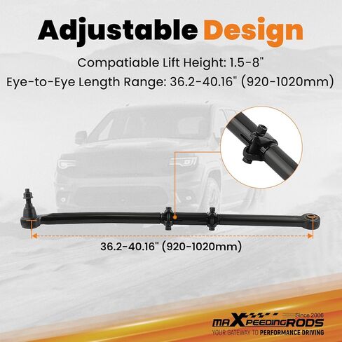 شريط مسار أمامي قابل للتعديل من maxpeedingrods لسيارة Ford F250 F350 Super Duty 4WD 2017-2022 لرفع 1.5-8 بوصة in Kuwait