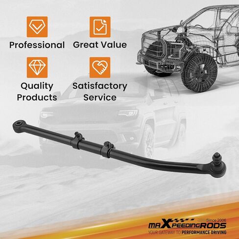 شريط مسار أمامي قابل للتعديل من maxpeedingrods لسيارة Ford F250 F350 Super Duty 4WD 2017-2022 لرفع 1.5-8 بوصة in Kuwait