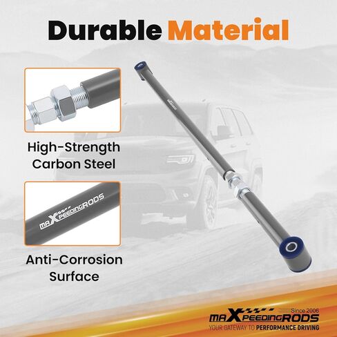 شريط مسار خلفي قابل للتعديل من maxpeedingrods لسيارة Ford Mustang 2005-2014 مع بطانات بولي يوريثين مطورة وتركيبات زيرك الشحوم in Kuwait