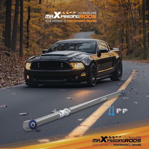 شريط مسار خلفي قابل للتعديل من maxpeedingrods لسيارة Ford Mustang 2005-2014 مع بطانات بولي يوريثين مطورة وتركيبات زيرك الشحوم in Kuwait