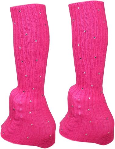 Figure Skating Leg Warmers Comfortable Decorative Keep Warm Skating Socks Knitted Long Leg Warmers for Dance in Saudi Arabia
